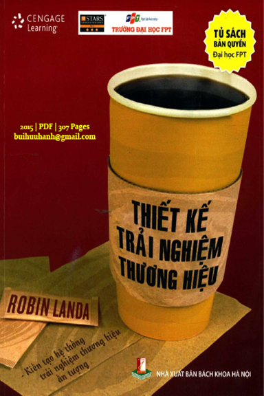Thiết Kế Trải Nghiệm Thương Hiệu (NXB Bách Khoa 2015) - Robin Landa, 307 Trang