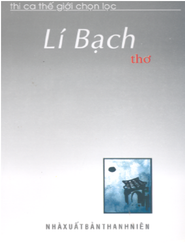 Thơ Lý Bạch (NXB Thanh Niên 2003) - Kiều Văn, 159 Trang