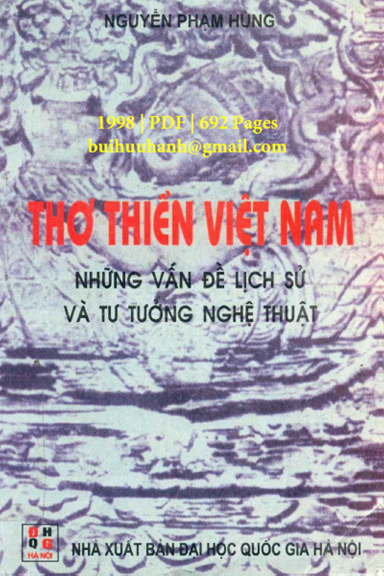 Thơ Thiền Việt Nam Những Vấn Đề Lịch Sử Và Tư Tưởng Nghệ Thuật - Nguyễn Phạm Hùng, 692 Trang