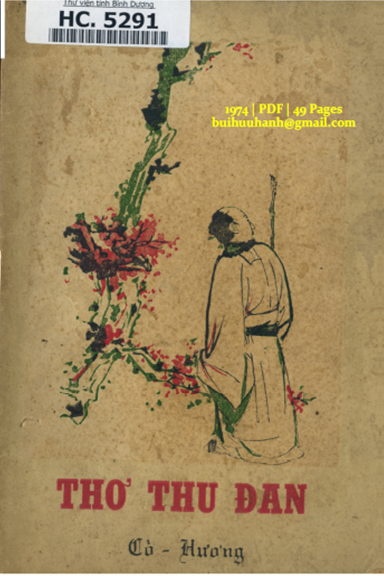 Thơ Thu Đan (NXB Cỏ Hương 1974) - Thu Đan, 49 Trang