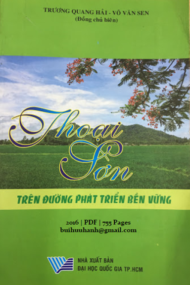 Thoại Sơn Trên Đường Phát Triển Bền Vững (NXB Đại Học Quốc Gia 2016) - Trương Quang Hải, 755 Trang