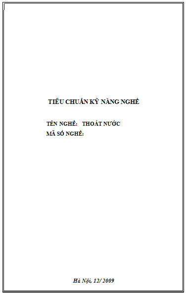 Thoát Nước (NXB Hà Nội 2009) - Nguyễn Đăng Sỹ, 172 Trang