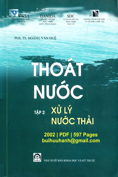 Thoát Nước Tập 2-Xử Lý Nước Thải (NXB Khoa Học Kỹ Thuật 2002) - Hoàng Văn Huệ, 597 Trang