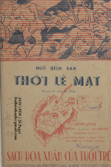 Thời Lê Mạt (NXB Xuân Thu 1939) - Ngô Bích San, 28 Trang