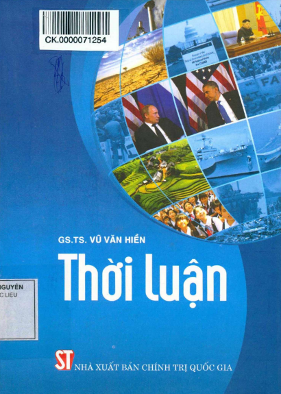 Thời Luận (NXB Chính Trị 2014) - Vũ Văn Hiền, 327 Trang