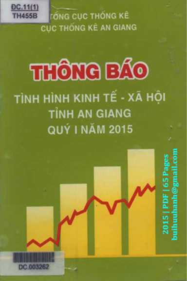 Thông Báo Tình Hình Kinh Tế-Xã Hội Tỉnh An Giang Quý I Năm 2015 (NXB An Giang 2015) - Nhiều Tác Giả
