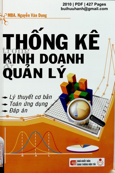 Thống Kê Trong Kinh Doanh Và Quản Lý (NXB Giao Thông Vận Tải 2010) - Nguyễn Văn Dung, 427 Trang