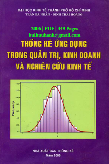 Thống Kê Ứng Dụng Trong Quản Trị, Kinh Doanh Và Nghiên Cứu Kinh Tế (NXB Thống Kê 2006)- Trần Bá Nhẫn