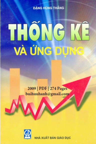 Thống Kê Và Ứng Dụng (NXB Giáo Dục 2009) - Đặng Hùng Thắng, 274 Trang