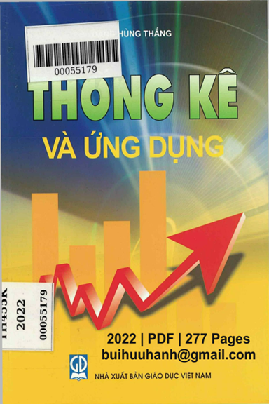 Thống Kê Và Ứng Dụng (NXB Giáo Dục 2022) - Đặng Hùng Thắng, 274 Trang