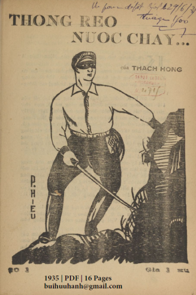 Thông Reo Nước Chảy Số 3 (NXB Văn Hùng Thư Xã 1935) - Thạch Hồng, 16 Trang