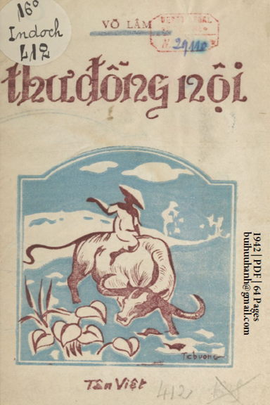 Thư Đồng Nội (NXB Tân Việt 1942) - Võ Lâm, 64 Trang