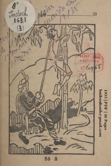 Thù Kia Ai Báo Số 3 (NXB Thực Nghiệp 1935) - Văn San, 16 Trang