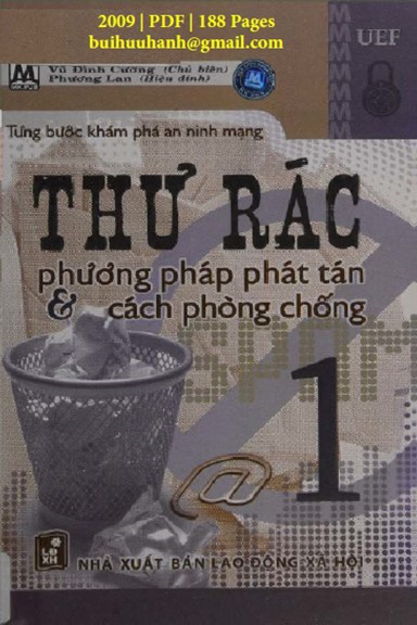 Thư Rác Phương Pháp Phát Tán Và Cách Phòng Chống Tập 1 (NXB Lao Động Xã Hội 2009) - Vũ Đình Cường