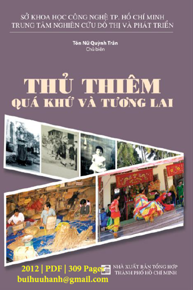Thủ Thiêm Quá Khứ Và Tương Lai (NXB Tổng Hợp 2012) - Tôn Nữ Quỳnh Trân, 309 Trang
