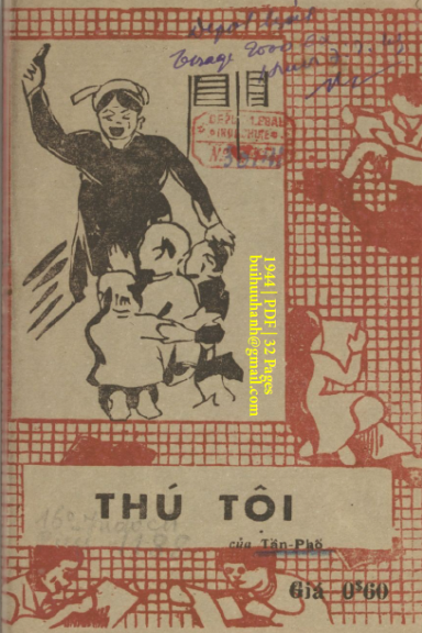 Thú Tội (NXB Á Châu 1944) - Tần Phố, 32 Trang