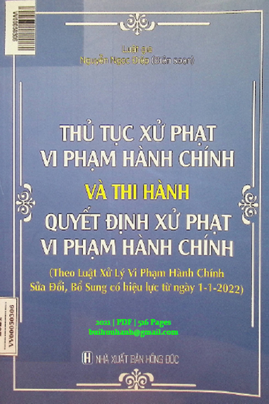 Thủ Tục Xử Phạt Vi Phạm Hành Chính Và Thi Hành Quyết Định Xử Phạt Vi Phạm Hành Chính