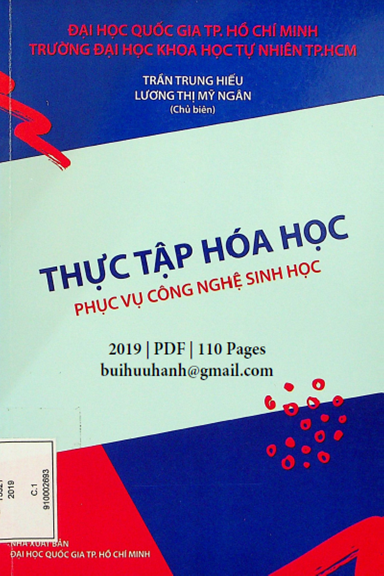Thực Tập Hóa Học Phục Vụ Công Nghệ Sinh Học (NXB Đại Học Quốc Gia 2019) - Trần Trung Hiếu, 110 Trang