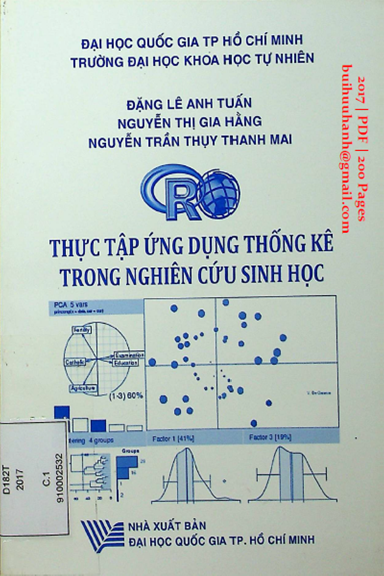 Thực Tập Ứng Dụng Thống Kê Trong Nghiên Cứu Sinh Học (NXB Đại Học Quốc Gia 2017) - Đặng Lê Anh Tuấn