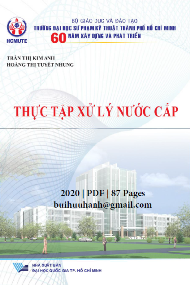 Thực Tập Xử Lý Nước Cấp (NXB Đại Học Quốc Gia 2020) - Trần Thị Kim Anh, 87 Trang