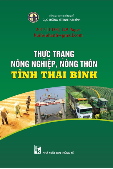 Thực Trạng Nông Nghiệp, Nông Thôn Tỉnh Thái Bình (NXB Thống Kê 2017) - Nguyễn Bình, 129 Trang
