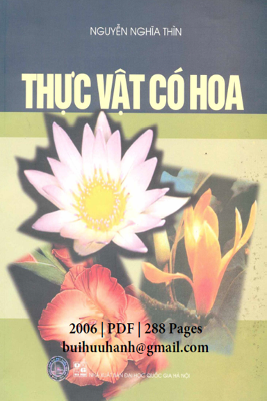 Thực Vật Có Hoa (NXB Đại Học Quốc Gia 2006) - Nguyễn Nghĩa Thìn, 288 Trang