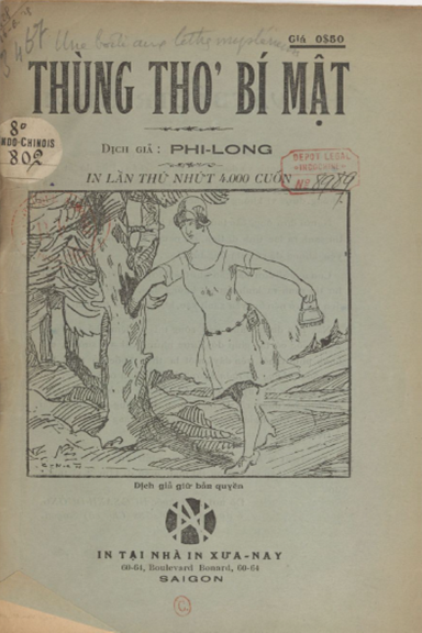 Thùng Thơ Bí Mật (NXB Xưa Nay 1928) - Phi Long, 68 Trang