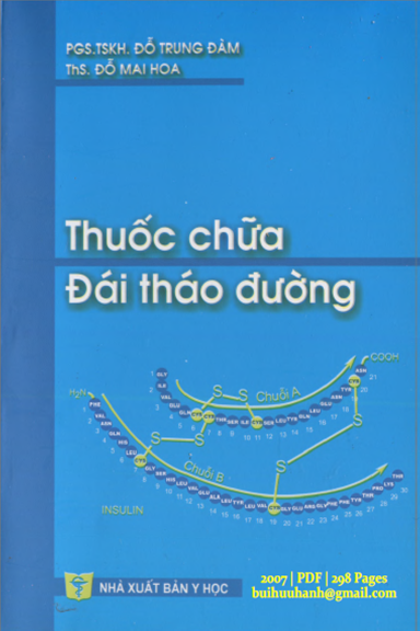 Thuốc Chữa Đái Tháo Đường (NXB Y Học 2007) - Đỗ Trung Đàm, 298 Trang