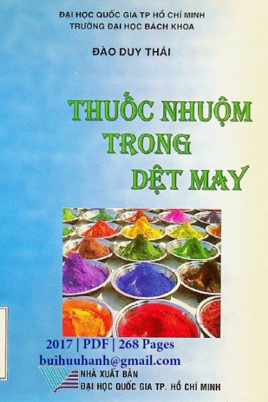 Thuốc Nhuộm Trong Dệt May (NXB Đại Học Quốc Gia 2017) - Đào Duy Thái, 268 Trang