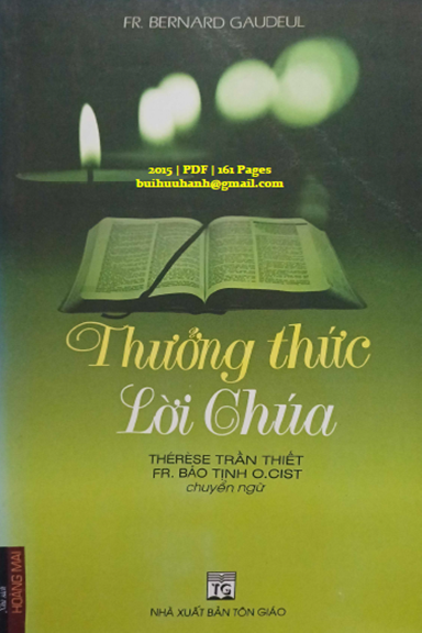 Thưởng Thức Lời Chúa (NXB Tôn Giáo 2015) - Fr. Bernard Gaudeul, 161 Trang