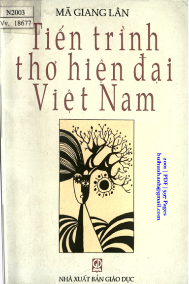 Tiến Trình Thơ Hiện Đại Việt Nam (NXB Giáo Dục 2001) - Mã Giang Lân, 597 Trang