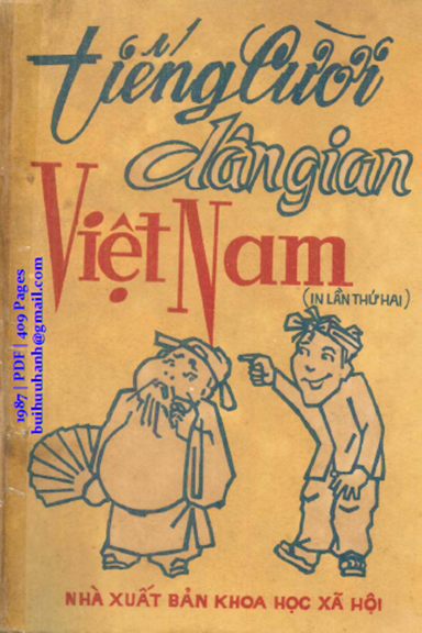 Tiếng Cười Dân Gian Việt Nam (NXB Khoa Học Xã Hội 1987) - Trương Chính, 409 Trang