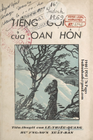 Tiếng Gọi Của Oan Hồn (NXB Hương Sơn 1940) - Lê Thiều Quang, 76 Trang