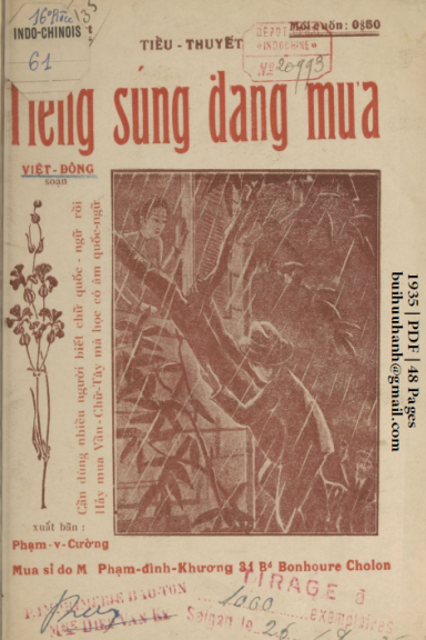 Tiếng Súng Đang Mưa (NXB Bảo Tồn 1935) - Việt Đông, 48 Trang