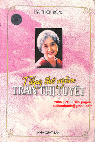 Tiếng Thơ Ngâm Trần Thị Tuyết (NXB Thanh Niên 2006) - Mã Thiện Đồng, 105 Trang