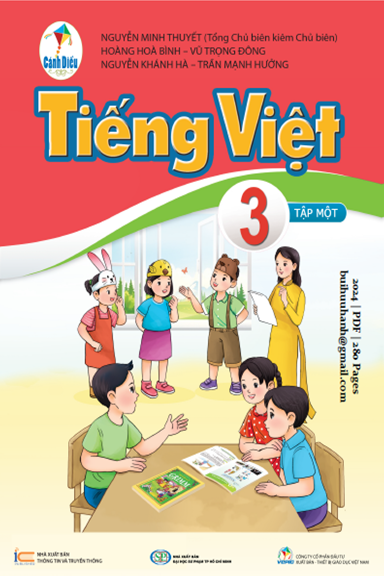 Tiếng Việt 3 Tập 1 (NXB Đại Học Sư Phạm 2024) - Nguyễn Minh Thuyết, 280 Trang