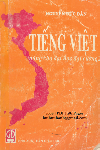 Tiếng Việt (NXB Giáo Dục 1998) - Nguyễn Đức Dân, 281 Trang