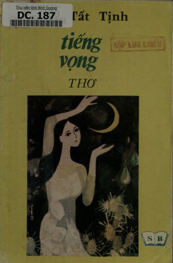 Tiếng Vọng-Thơ (NXB Tổng Hợp 1989) - Cao Tất Tịnh, 73 Trang