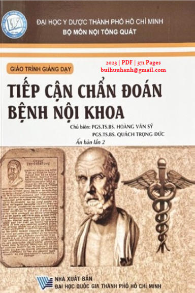 Tiếp Cận Chẩn Đoán Bệnh Nội Khoa (NXB Đại Học Quốc Gia 2023) - Hoàng Văn Sỹ, 371 Trang