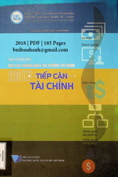 Tiếp Cận Tài Chính (NXB Đại Học Quốc Gia 2018) - Hoàng Công Gia Khánh, 185 Trang