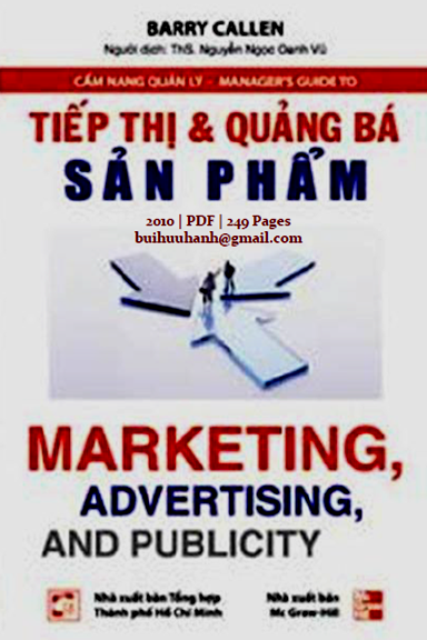 Tiếp Thị Và Quảng Bá Sản Phẩm (NXB Tổng Hợp 2010) - Barry Callen, 249 Trang