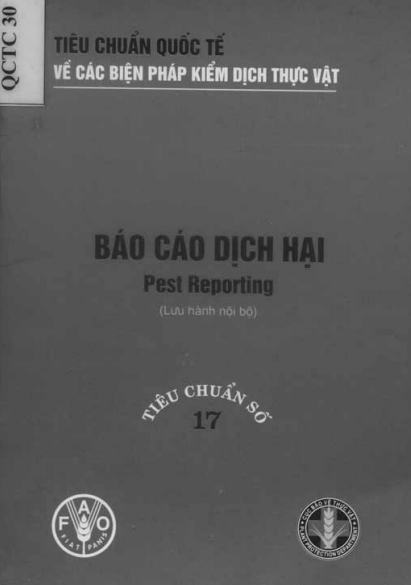 Tiêu Chuẩn Quốc Tế Về Các Biện Pháp Kiểm Dịch Thực Vật - Báo Cáo Dịch Hại
