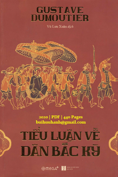 Tiểu Luận Về Dân Bắc Kỳ (NXB Hà Nội 2020) - Gustave Dumoutier, 436 Trang