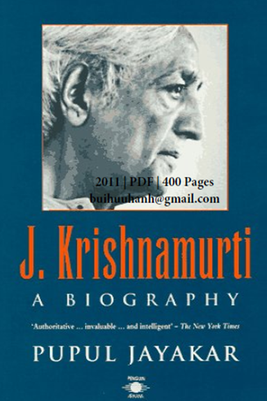 Tiểu Sử Của Krishnamurti Tập 2 (NXB Ông Không 2011) - Jiddu Krishnamurti, 400 Trang