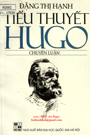 Tiểu Thuyết Hugo (NXB Đại Học Quốc Gia 2001) - Đặng Thị Hạnh, 280 Trang