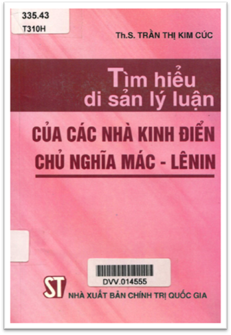 Tìm Hiểu Di Sản Lý Luận Của Các Nhà Kinh Điển Chủ Nghĩa Mác-Lênin - Trần Thị Kim Cúc, 311 Trang