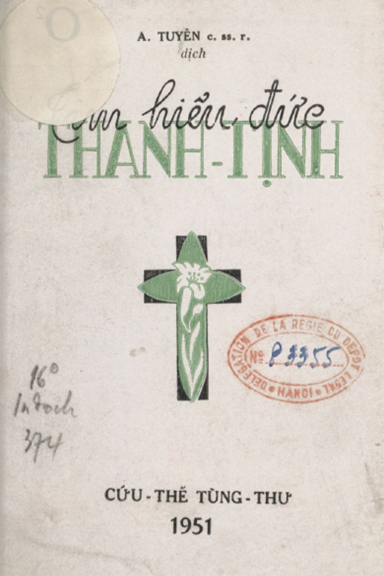 Tìm Hiểu Đức Thanh Tịnh (NXB Cứu Thế Tùng Thư 1951) - A Tuyên, 56 Trang