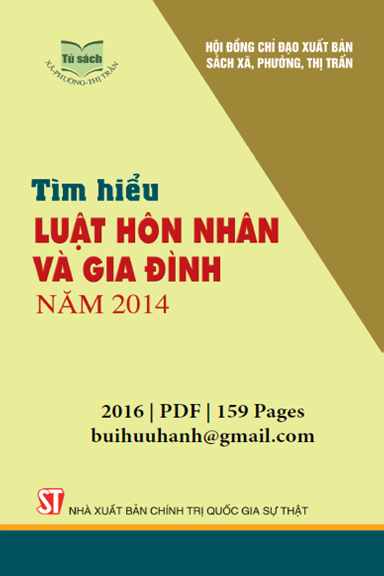 Tìm Hiểu Luật Hôn Nhân Và Gia Đình Năm 2014 (NXB Chính Trị 2016) - Trương Hồng Quang, 159 Trang