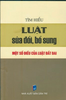 Tìm Hiểu Luật Sửa Đổi Bổ Sung Một Số Điều Của Luật Đất Đai (NXB Dân Trí 2010) - Ngọc Linh, 160 Trang