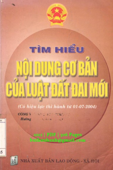 Tìm Hiểu Nội Dung Cơ Bản Của Luật Đất Đai Mới (NXB Lao Động Xã Hội 2012) - Nguyễn Ngọc Điệp